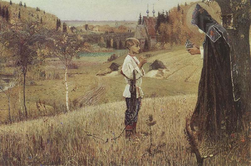 Mikhail Nesterov The Vision of the Boy Bartholomew oil painting image